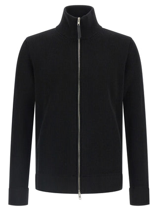 Maison Margiela Black Cotton Cardigan