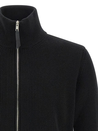 Maison Margiela Black Cotton Cardigan