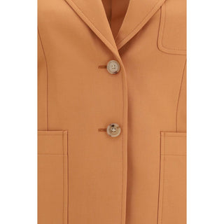 Chloé Orange Wool Oves Aries Blazer