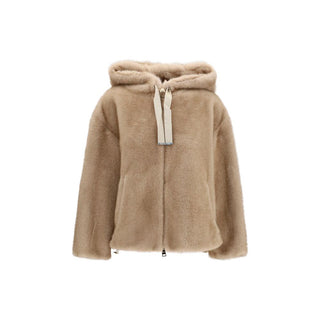 Herno Hooded Eco-Fur Jacket