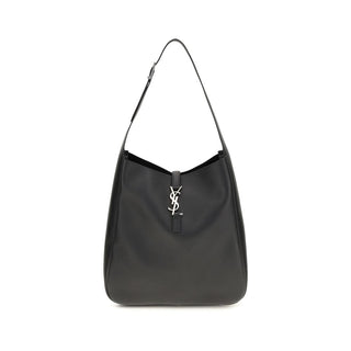 Saint Laurent Black Calf Leather Shoulder Bag