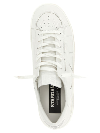 Golden Goose White Cowhide Low Top Sneakers