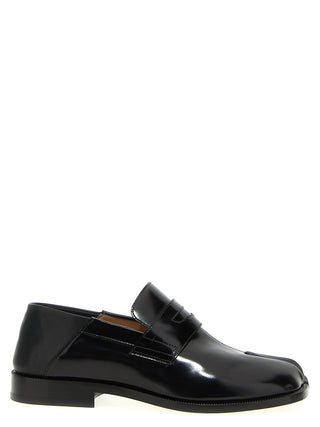 Maison Margiela Black Calfskin Slip-On Loafers