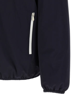 Brunello Cucinelli Blue Polyamide Shell Jacket