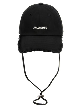 Jacquemus Black Cotton Cap (Baseball Hat)