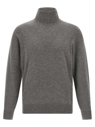 Brunello Cucinelli Gray Cashmere Cardigan