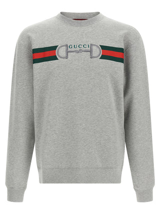 Gucci Gray Cotton Sweatshirt