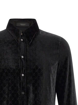 Gucci Black Viscose Blouse