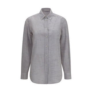 The Row Multicolor Cotton Pattern Shirt