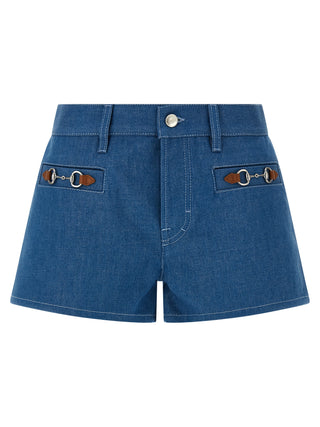 Gucci Denim Bermuda Shorts