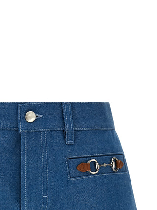 Gucci Denim Bermuda Shorts