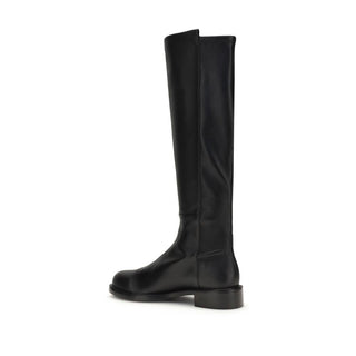 Stuart Weitzman Brown Calf Leather Over The Knee