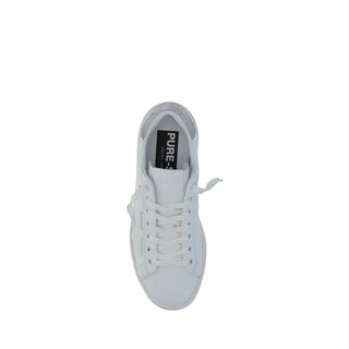Golden Goose White Calf Leather Platform Sneakers