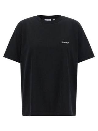 Off-White Black Cotton T-Shirt