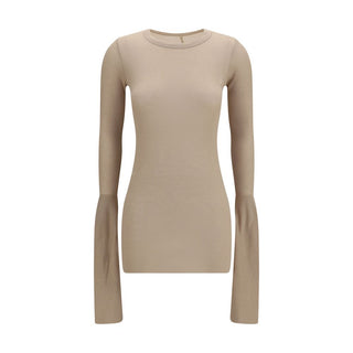 Rick Owens Beige Viscose Shirt