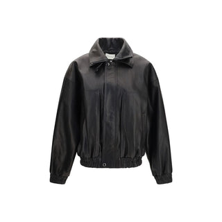 Magda Butrym Black Lambskin Leather Jacket