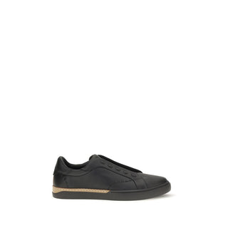 Fendi Black Calf Leather Sneakers