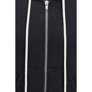 Rick Owens Black Cotton Sweatshirt