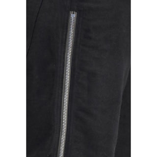 Rick Owens Black Wool Oves Aries Straight-Leg Jeans