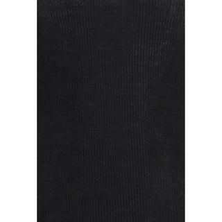 Rick Owens Black Wool Oves Aries Sweatshirt