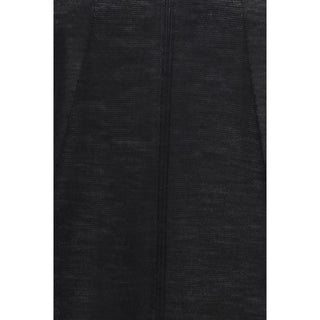 Rick Owens Black Wool Oves Aries Sweatshirt