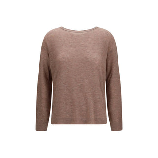 Fabiana Filippi Brown Wool Oves Aries Sweatshirt