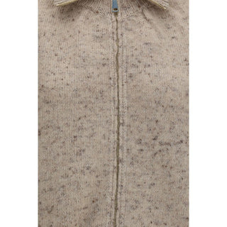 Fabiana Filippi Beige Wool Oves Aries Bomber