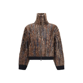 Brunello Cucinelli Brown Mohair Full-Length Jacket