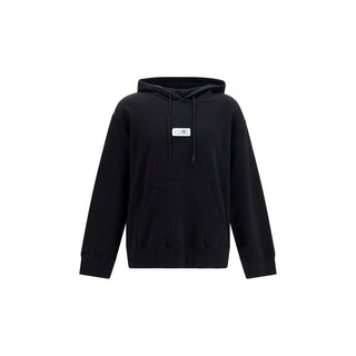 MM6 Black Cotton Sweatshirt