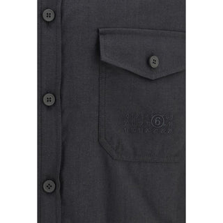 MM6 Gray Wool Oves Aries Shirt