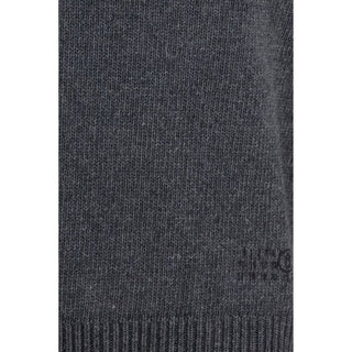 MM6 Gray Wool Oves Aries Sweatshirt