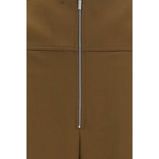 Ferragamo Brown Wool Oves Aries Casual Pants