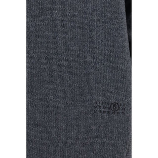 MM6 Gray Wool Oves Aries Casual Dress
