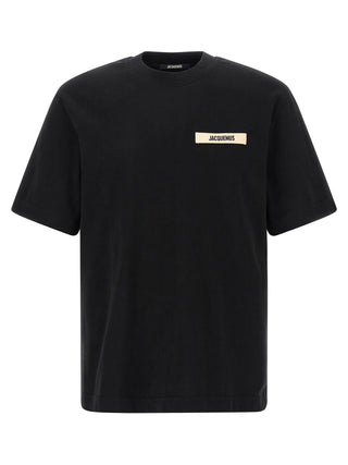 Jacquemus Black Cotton T-Shirt