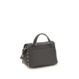 Zanellato Gray Calf Leather Handbag