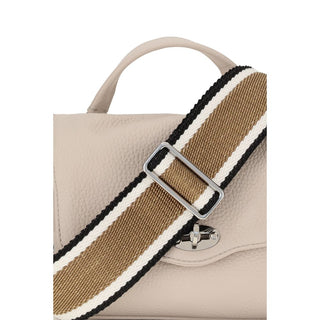 Zanellato White Calf Leather Handbag