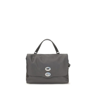 Zanellato Gray Calf Leather Handbag