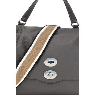 Zanellato Gray Calf Leather Handbag