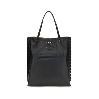 Zanellato Black Calf Leather Shoulder Bag