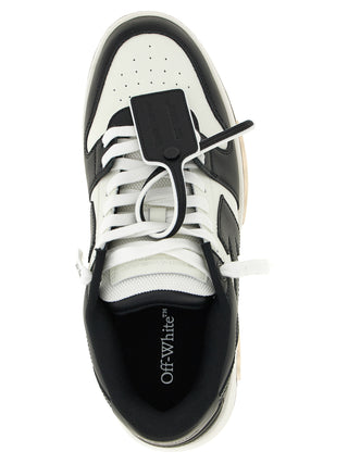 Off-White Bicolor Calfskin Low Top Sneakers