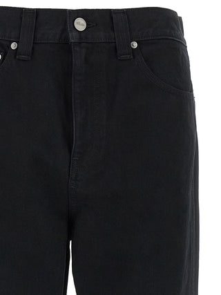 Khaite Black Cotton Jeans Denim