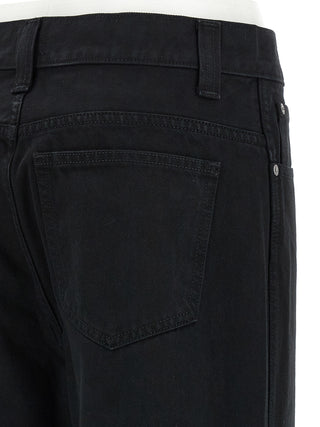 Khaite Black Cotton Jeans Denim