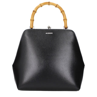 Jil Sander Logo Leather Handbag