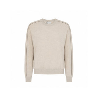 Brunello Cucinelli Beige Cashmere Sweatshirt