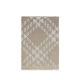 Burberry Beige Wool Oves Aries Scarf