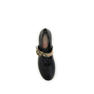 Burberry Black Calf Leather Ballet Flats