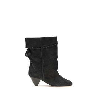 Isabel Marant Black Calf Leather Boots