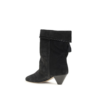 Isabel Marant Black Calf Leather Boots