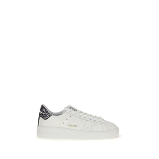 Golden Goose White Calf Leather Low Top Sneakers