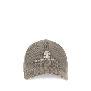 Brunello Cucinelli Beige Cotton Cap (Baseball Hat)
